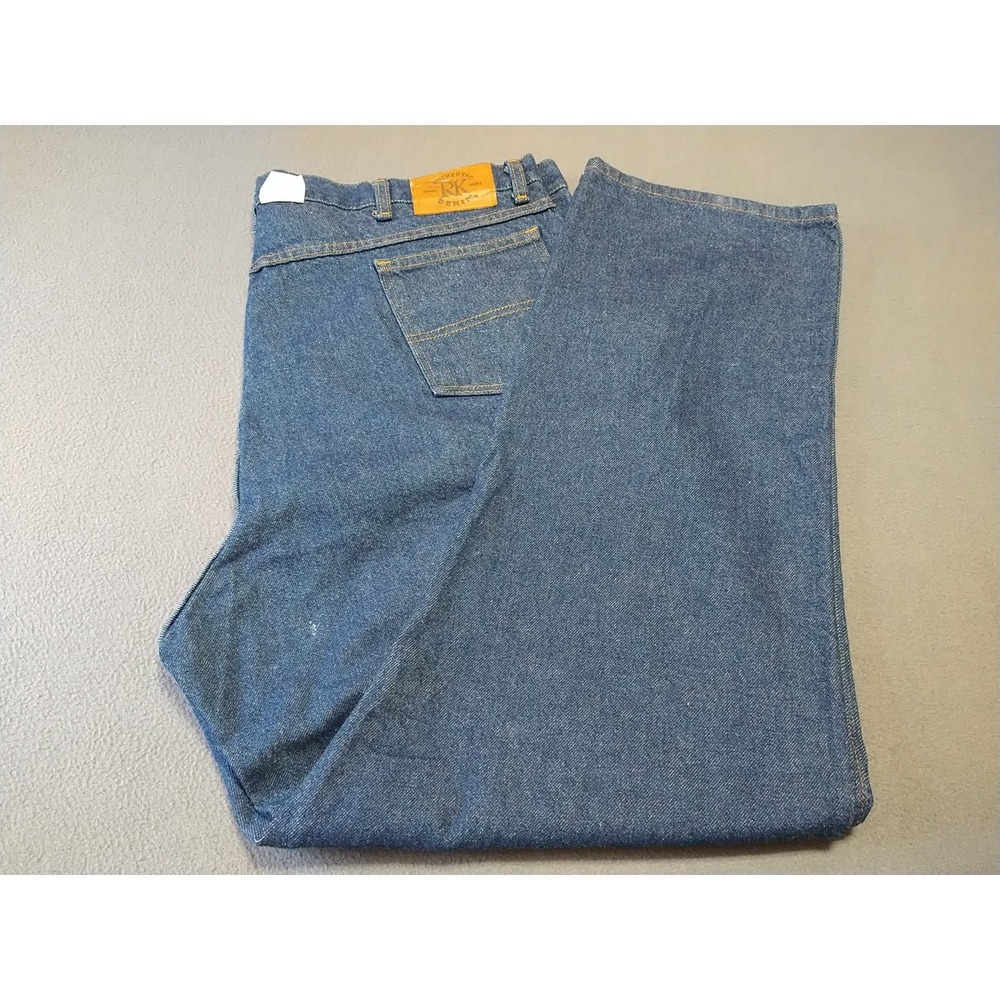 Red Kap Blue Jeans Men 44x32 Denim Work Construction Outdoor Classic Cotton - Picture 1 of 10